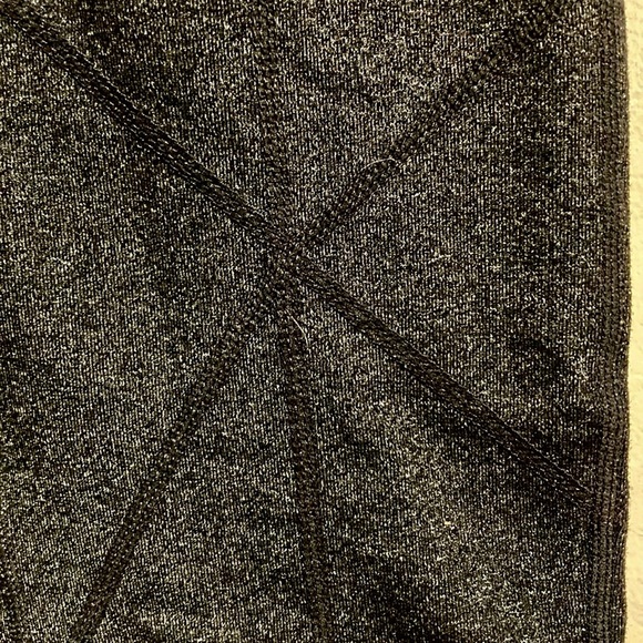 PRANA Breathe Heathered Gray Large Activewear Crop Capri Mid Rise Leggings Large - Picture 15 of 16